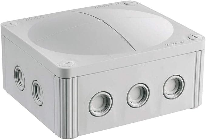 Wiska 10101459 Junction Box (L x W x H) 160 x 140 x 81 mm Grey IP66/IP67 Pack of 1