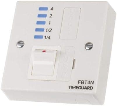 TIMEGUARD FBT4N 4 Hour Electronic Boost Timer and Fused Spur