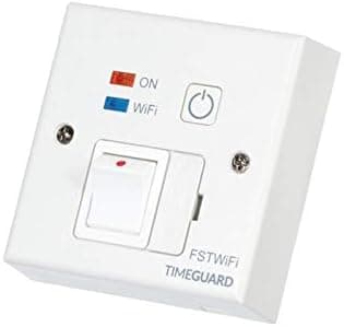 Timeguard Wi-Fi Controlled Fused Spur Timeswitch Wall Socket | FSTWIFI, White