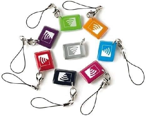 Visonic Prox Tag Pack of 8 Multicoloured Chicklets Proximity Tags - Free Next Day Delivery in UK