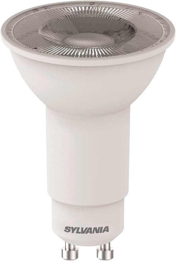 SYLVANIA 6 X 0028585 Long Neck LED Light Bulb Gu10 36° 3000k Warm White - 4.2 Watt